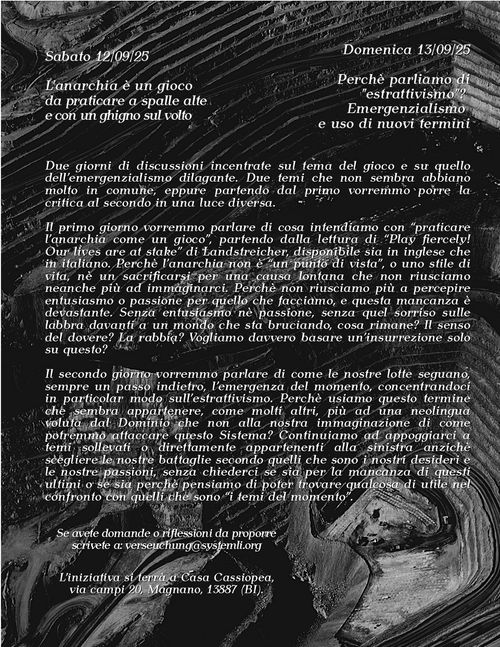 Anarchia come gioco ed emergialismo